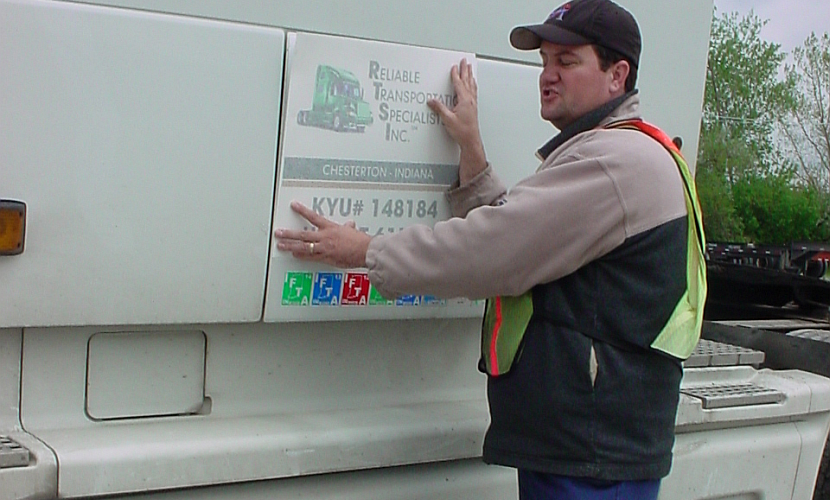 IC applying RTSI placards