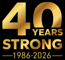 40-years-strong-metallic-black-background